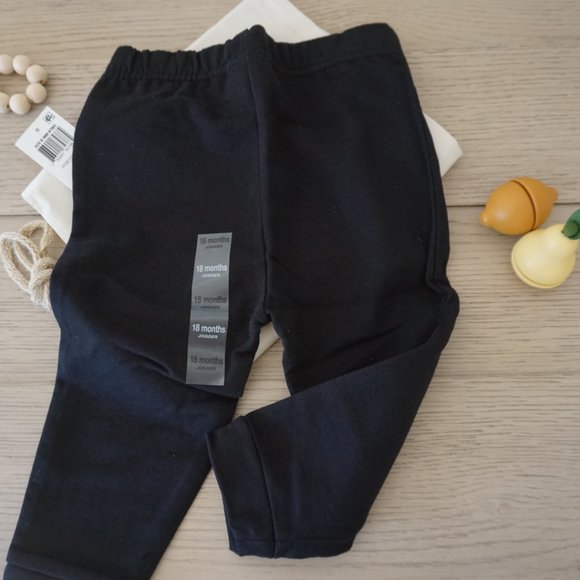 Baby, Toddler Black Pants, Sweat pants, Toddler Joggers, For 18 - 24 Months - Picture 5 of 5